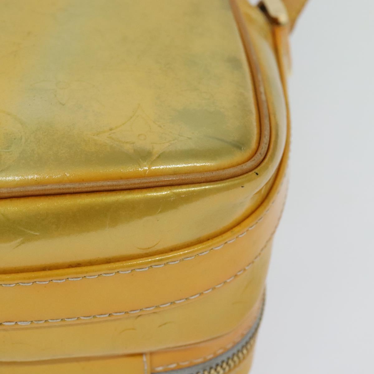 Louis Vuitton Wooster Yellow Patent Leather Shoulder Bag (Pre-Owned)
