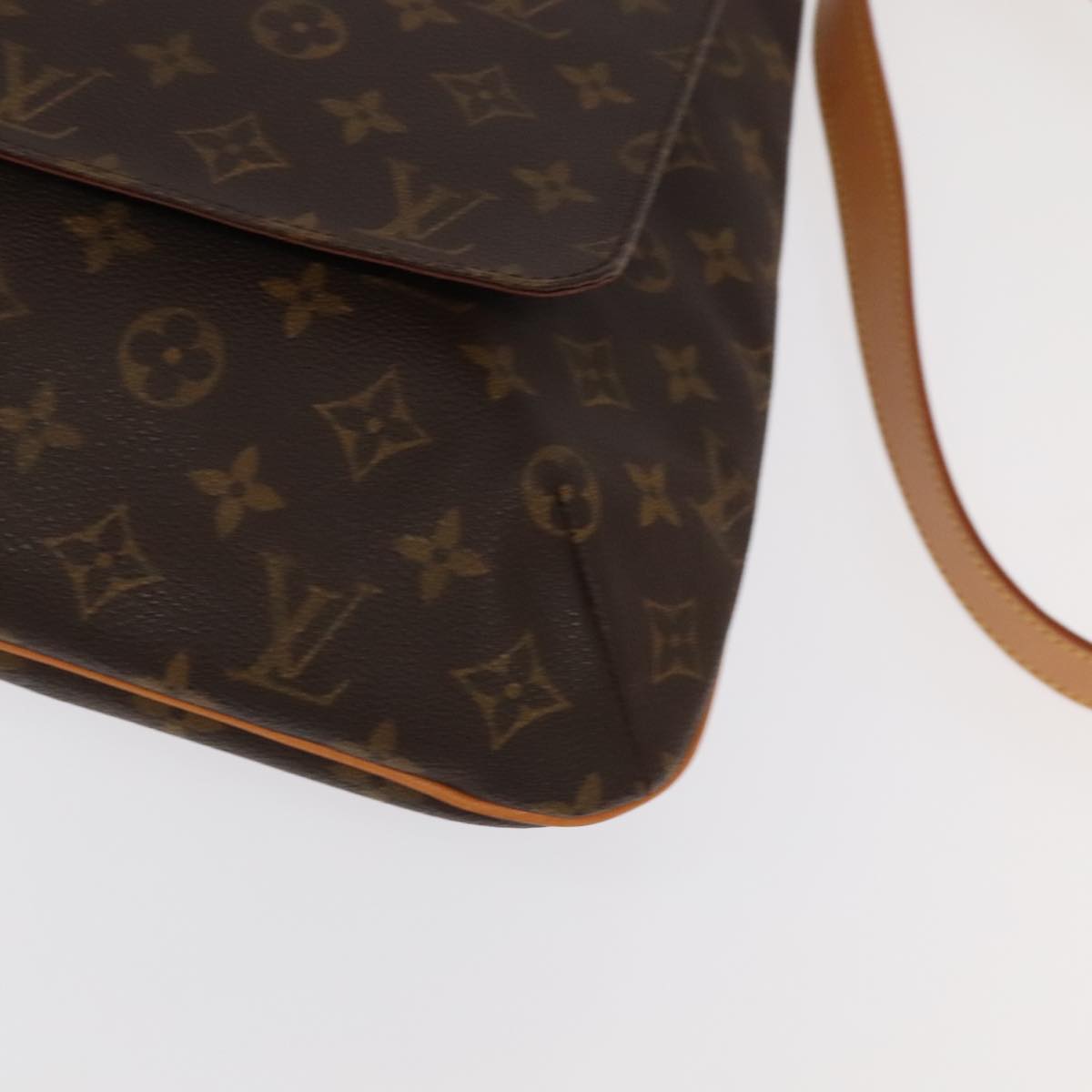 Louis Vuitton Musette Brown Canvas Shoulder Bag (Pre-Owned)