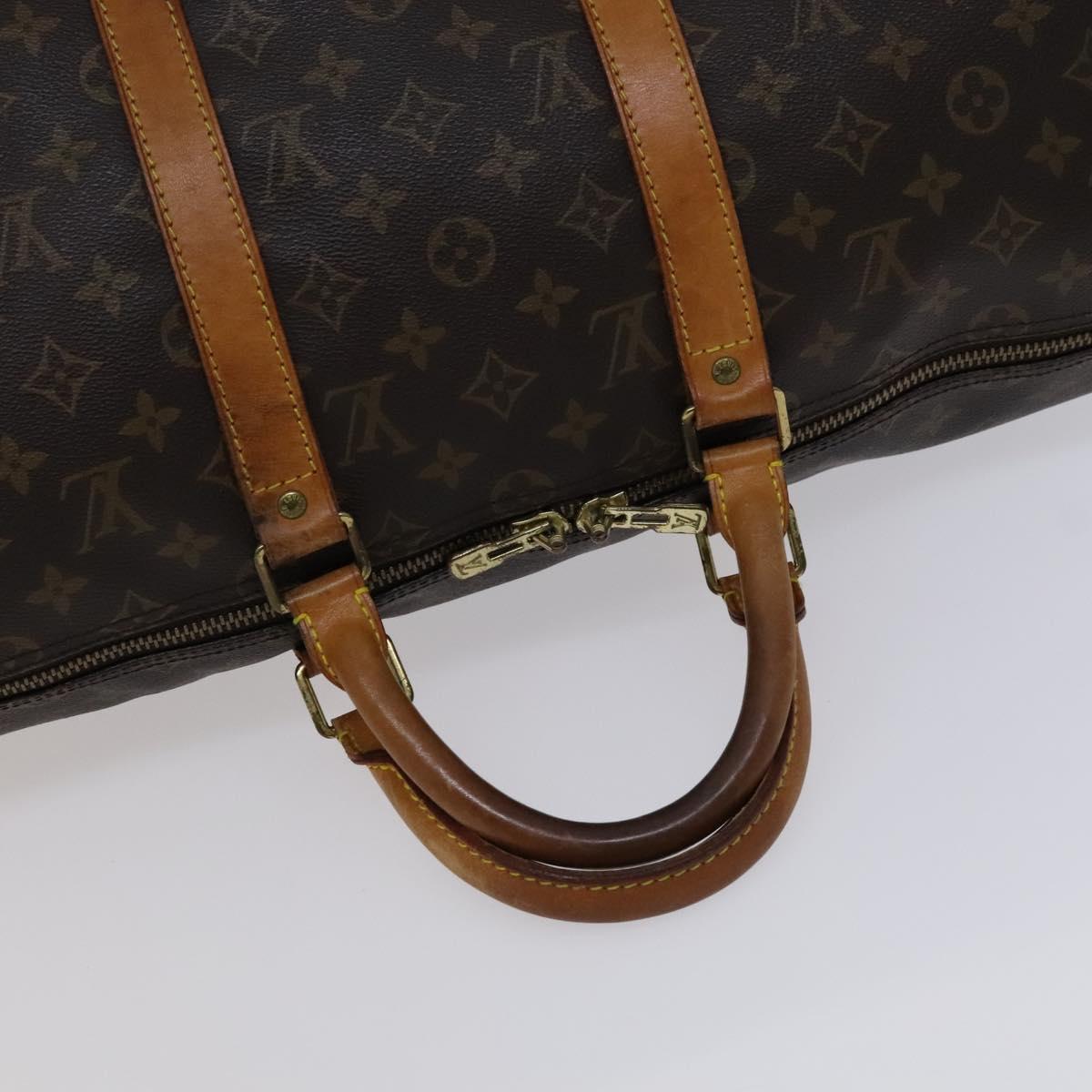Louis Vuitton Keepall 50 Brown Canvas Travel Bag (Pre-Owned)