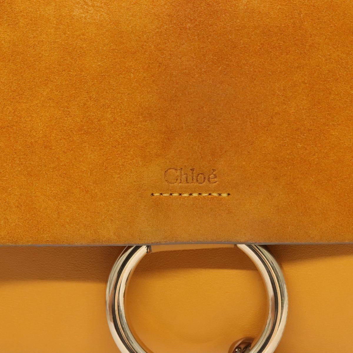 Chloé Faye Multicolour Suede Clutch Bag (Pre-Owned)
