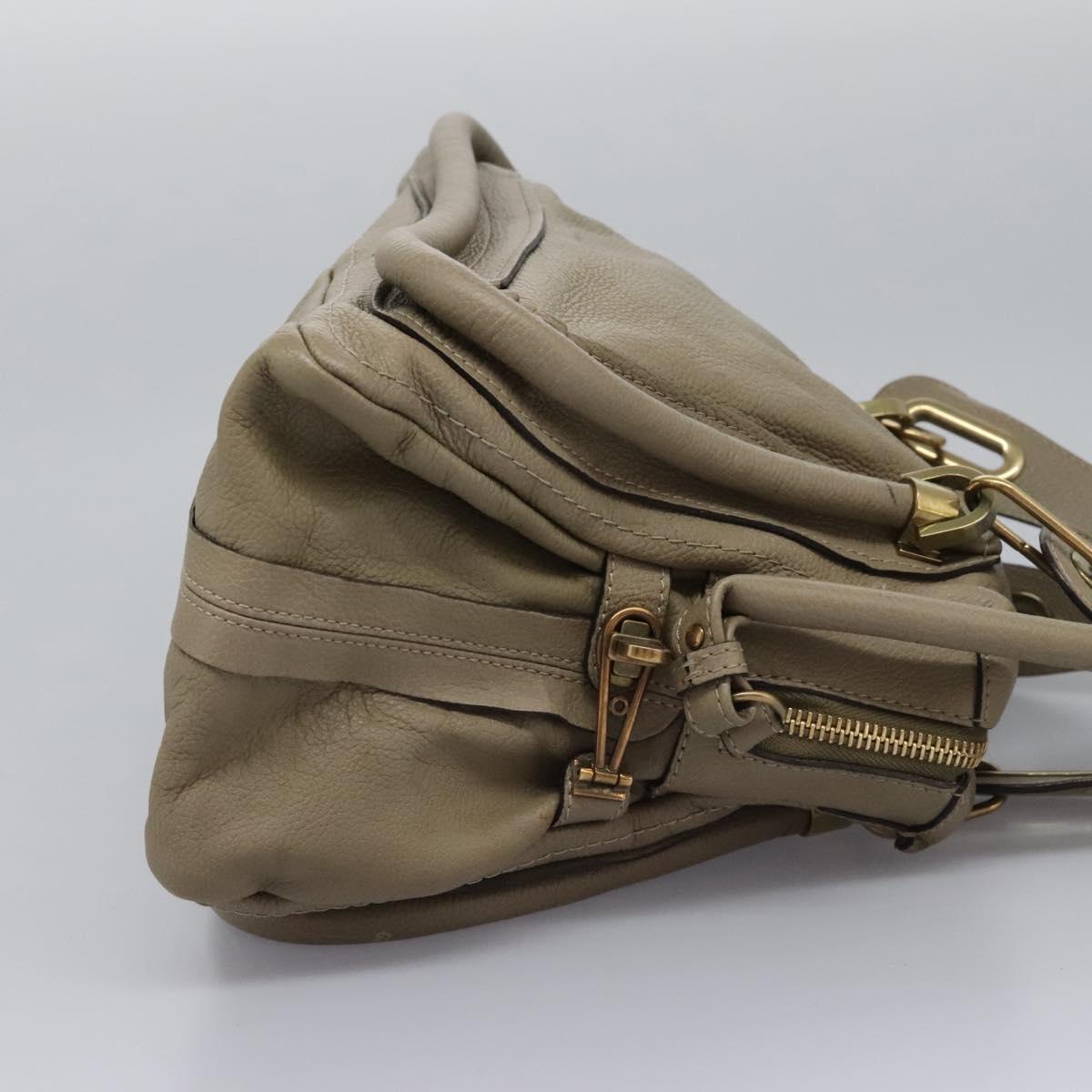 Chloé Paraty Beige Leather Handbag (Pre-Owned)