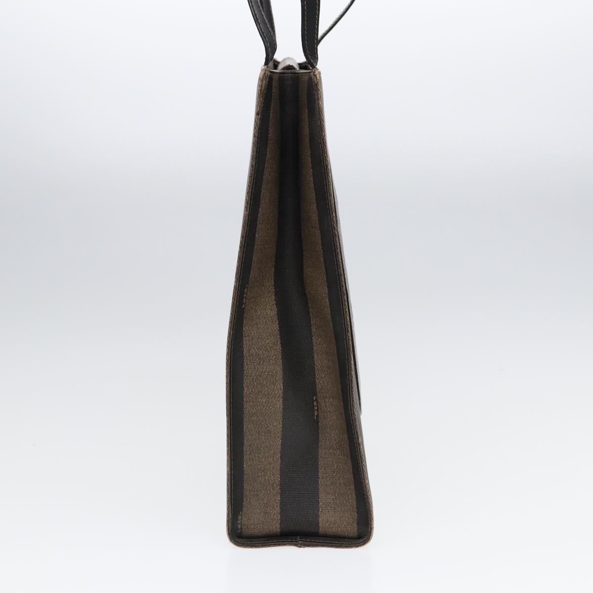 Fendi Pecan Brown Canvas Tote Bag (Pre-Owned)