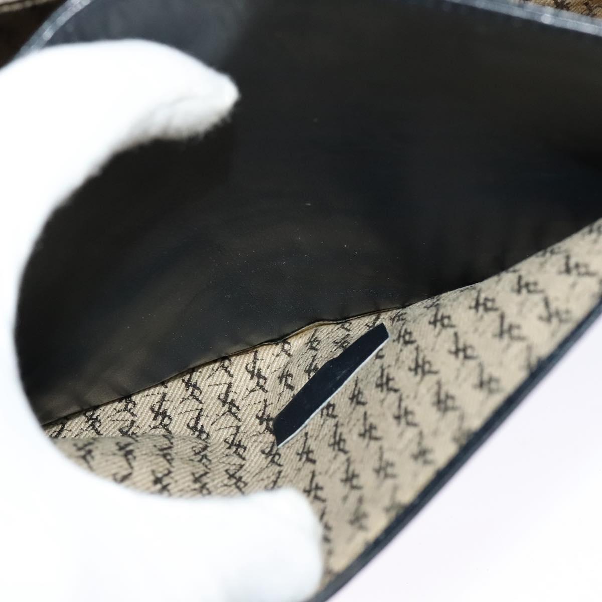Yves Saint Laurent Black Leather Clutch Bag (Pre-Owned)