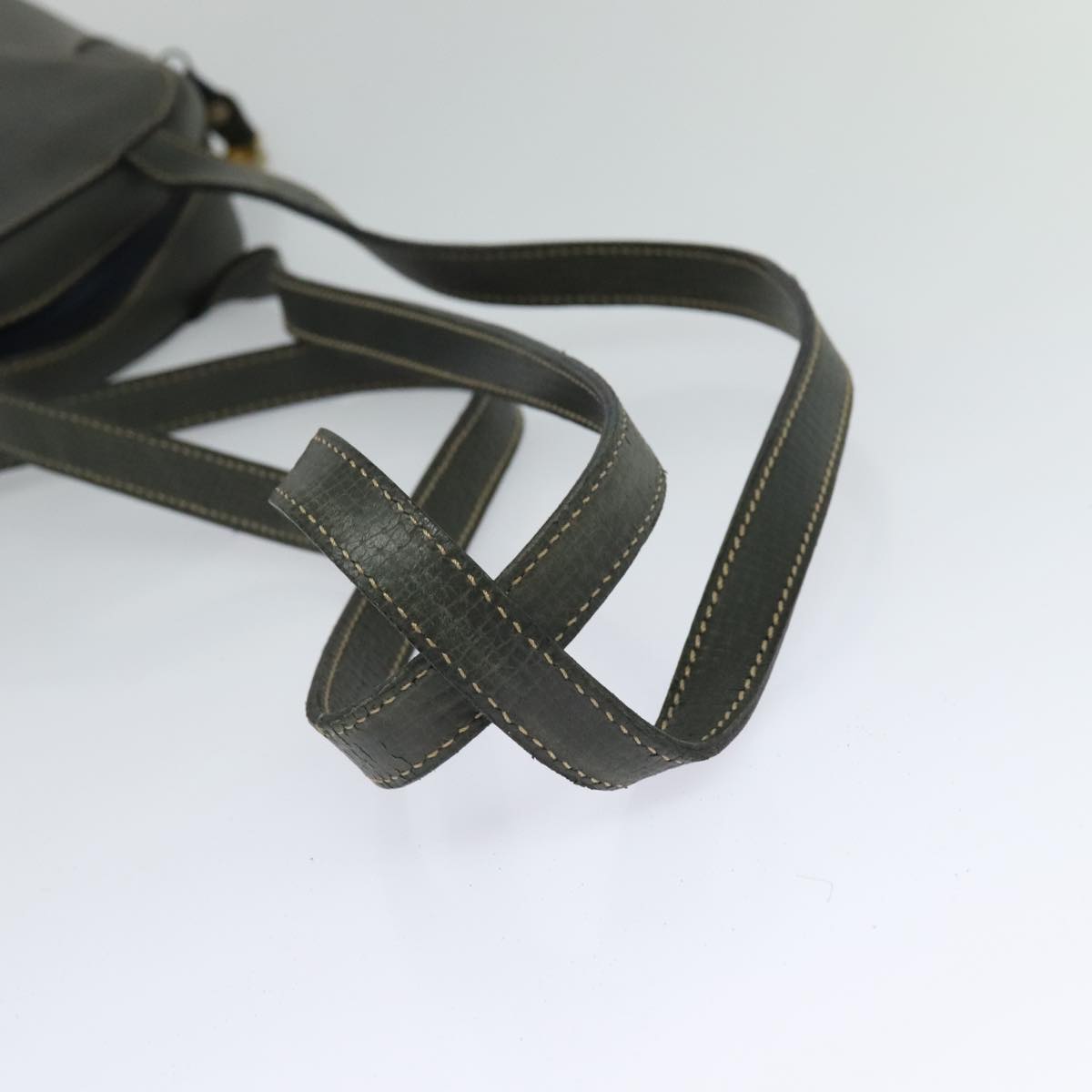 Loewe Khaki Leather Shoulder Bag (Pre-Owned)