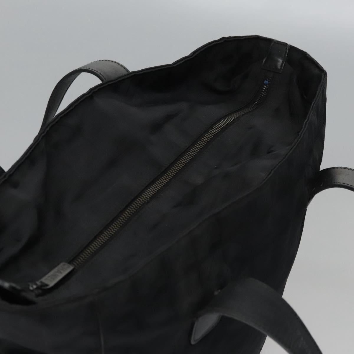 Chanel Travel Line Black Synthetic Tote Bag (Pre-Owned)