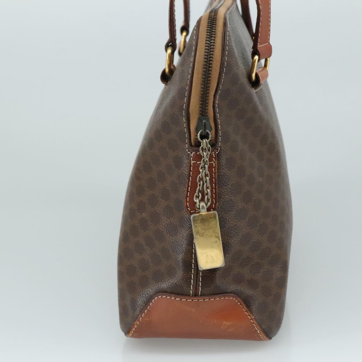 Céline Macadam Brown Leather Handbag (Pre-Owned)