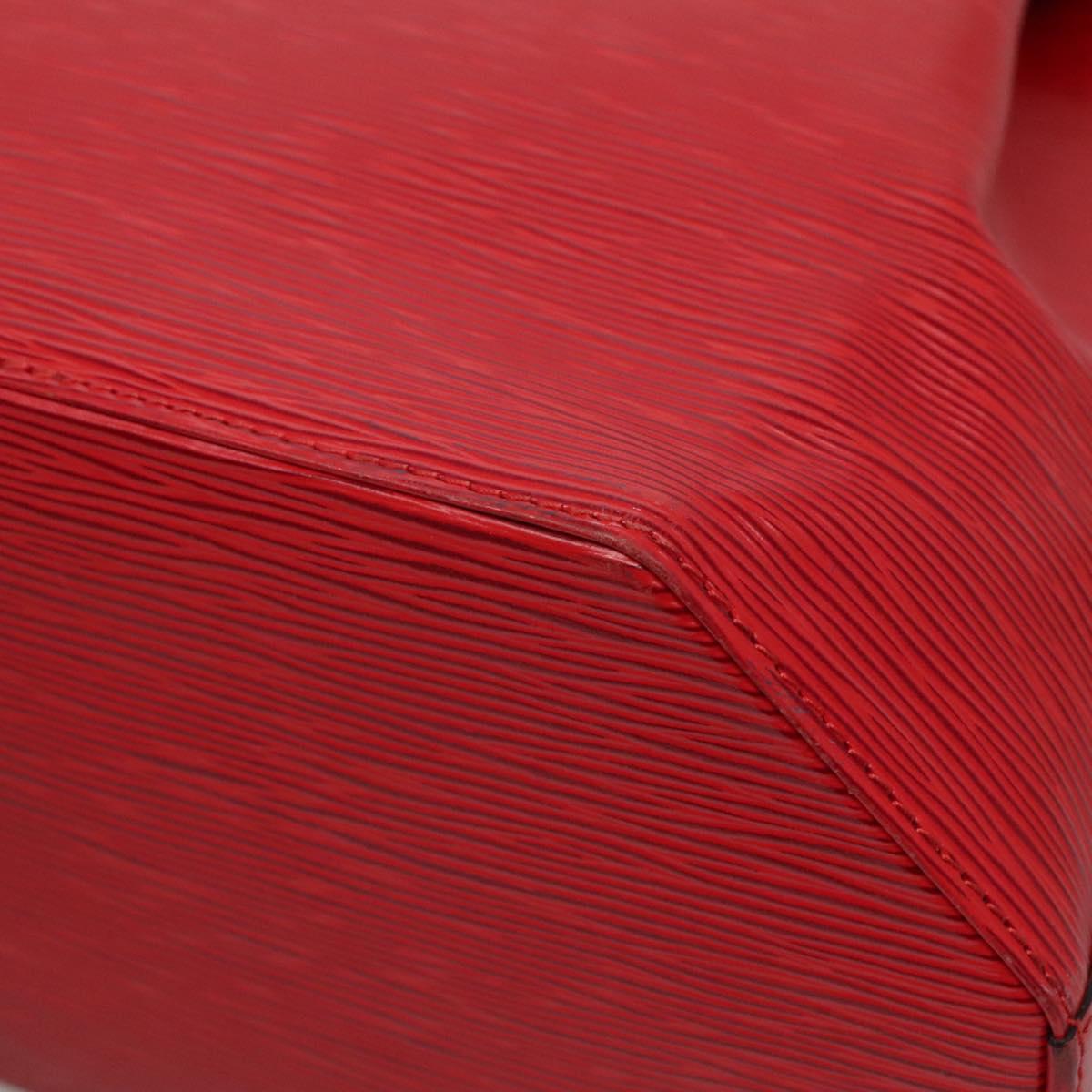 Louis Vuitton Sac D'épaule Red Leather Shoulder Bag (Pre-Owned)