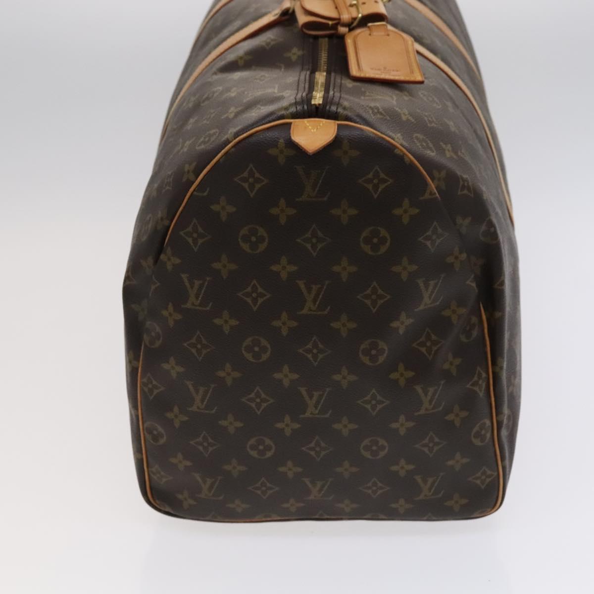 Louis Vuitton Keepall 60 Brown Canvas Travel Bag (Pre-Owned)