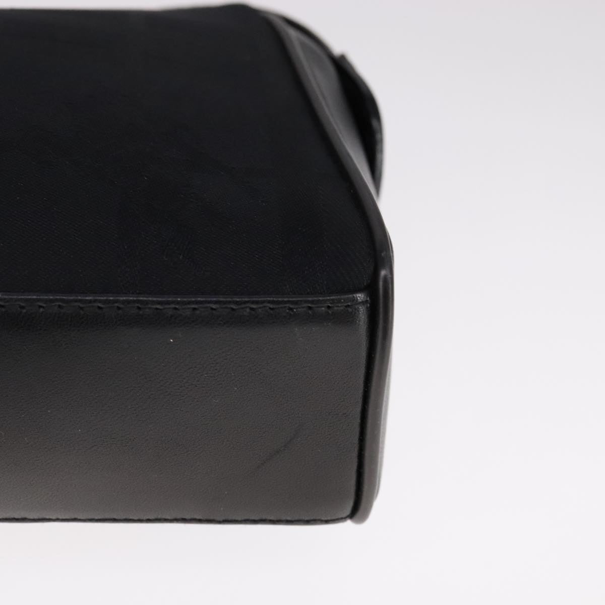 Burberry Black Canvas Clutch Bag (Pre-Owned)
