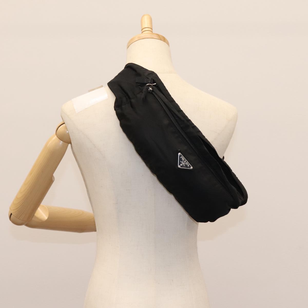 Prada Tessuto Black Synthetic Clutch Bag (Pre-Owned)