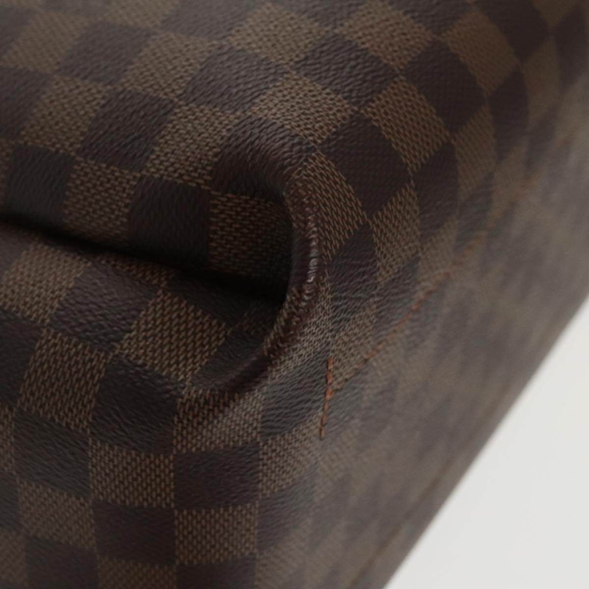 Louis Vuitton Belmont Brown Canvas Tote Bag (Pre-Owned)