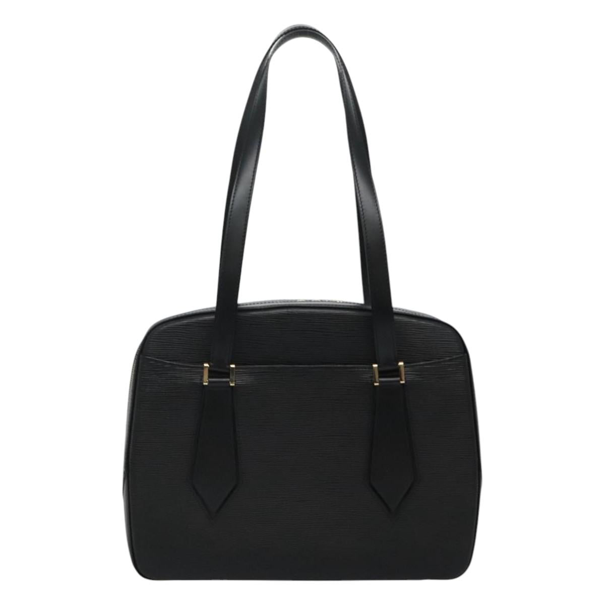 Louis Vuitton Voltaire Black Leather Shoulder Bag (Pre-Owned)