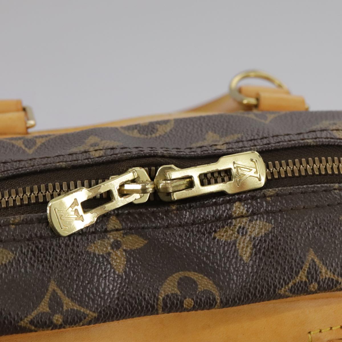 Louis Vuitton Deauville Brown Canvas Handbag (Pre-Owned)