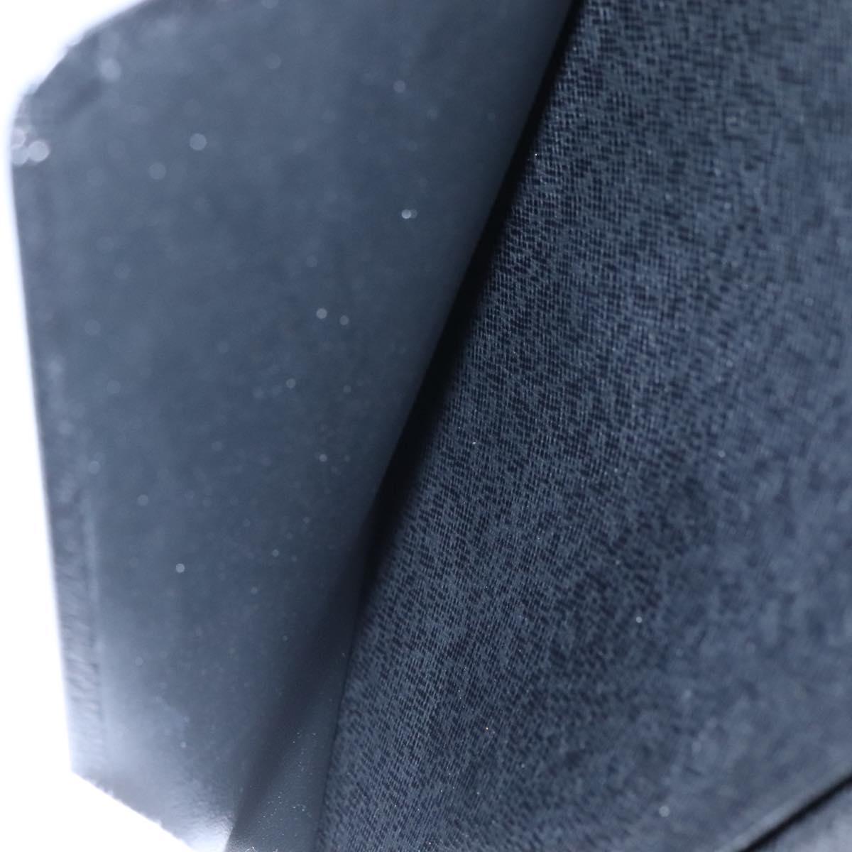 Louis Vuitton Agenda Cover Black Leather Wallet (Pre-Owned)