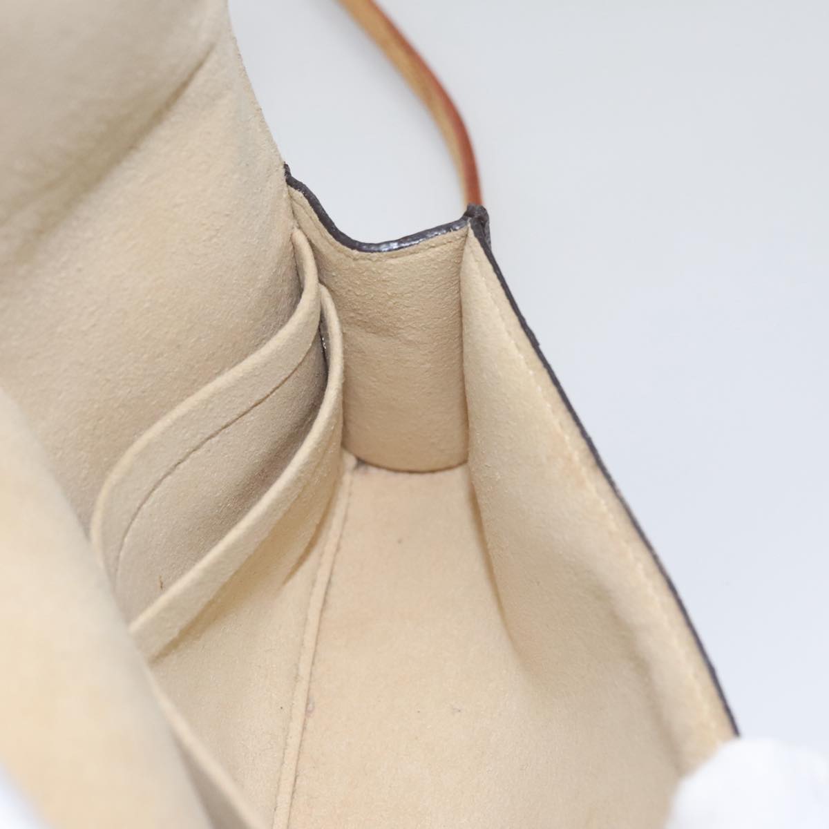 Louis Vuitton Brown Canvas Clutch Bag (Pre-Owned)