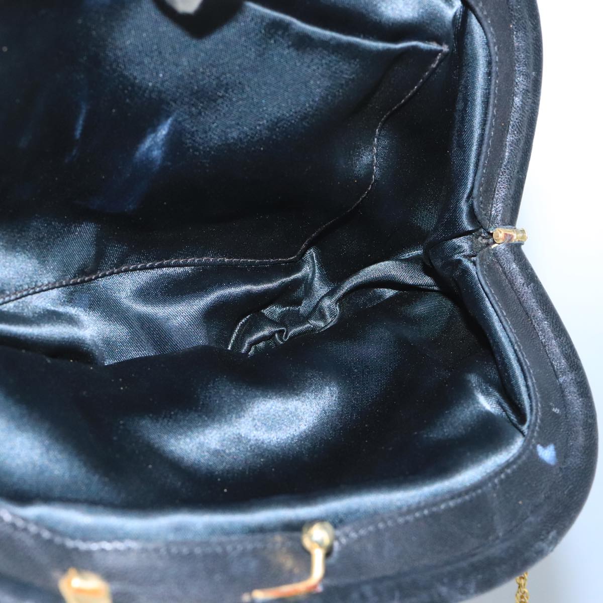 Bally Black Velvet Shoulder Bag (Pre-Owned)