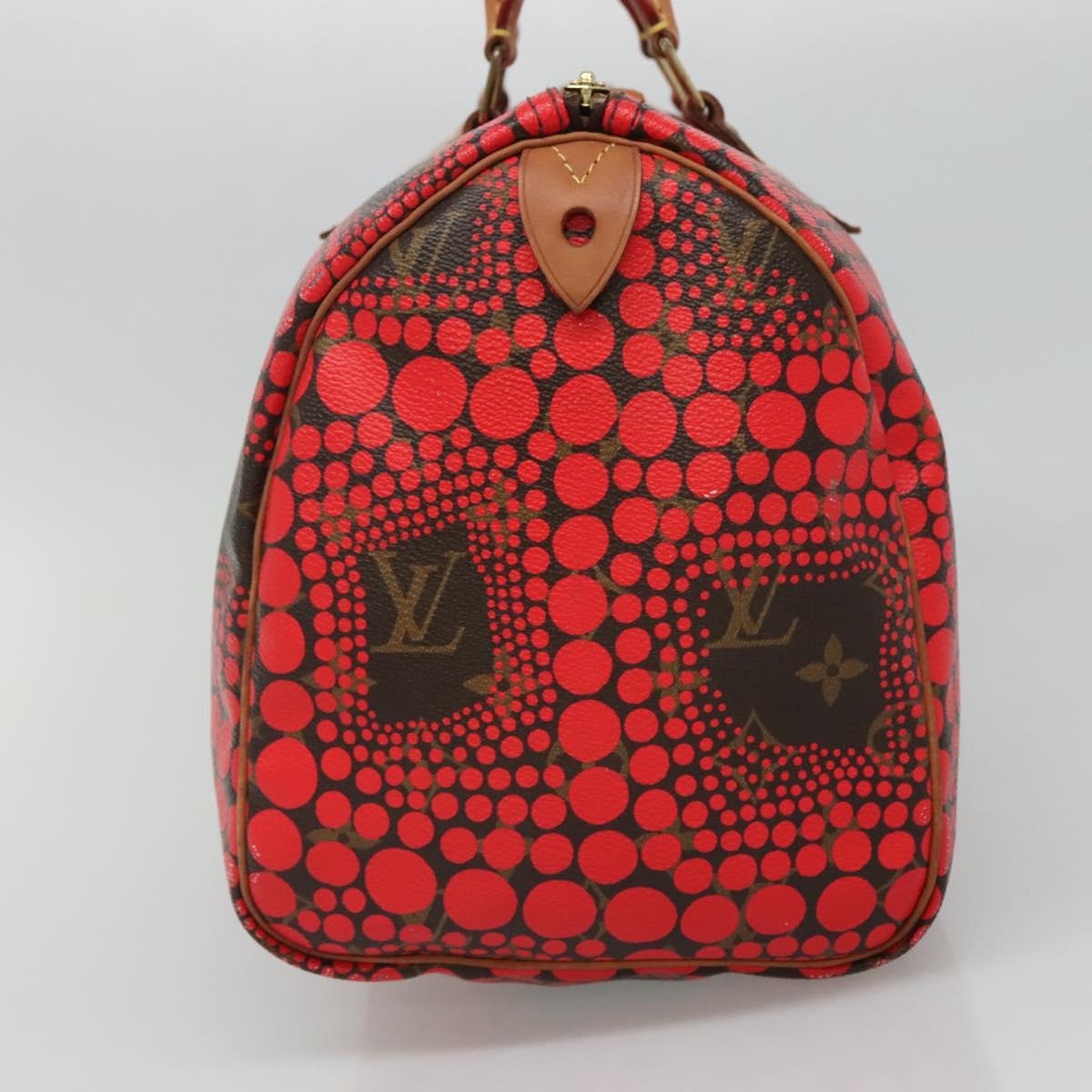 Louis Vuitton Speedy 30 Red Canvas Handbag (Pre-Owned)
