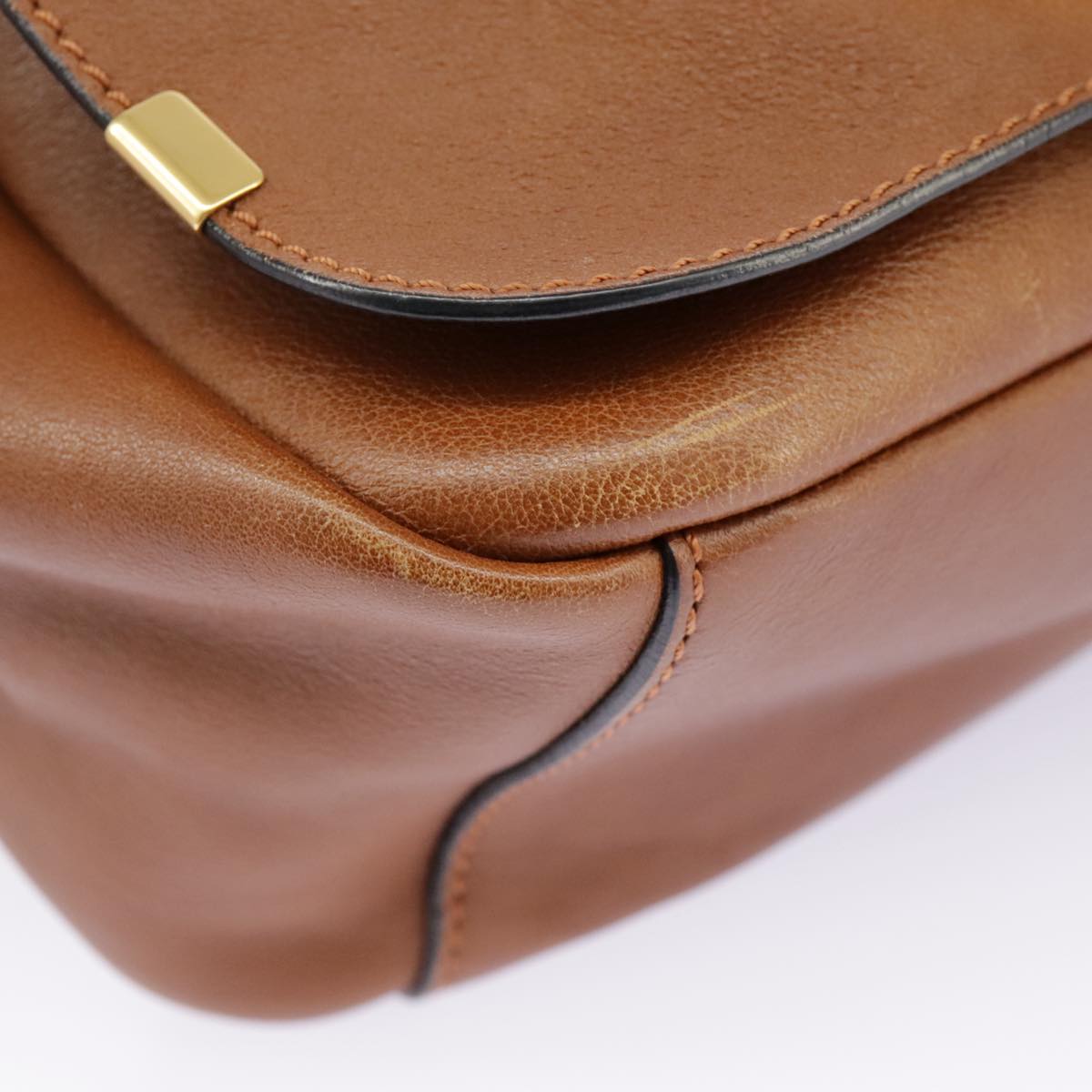 Chloé Indy Brown Leather Shoulder Bag (Pre-Owned)