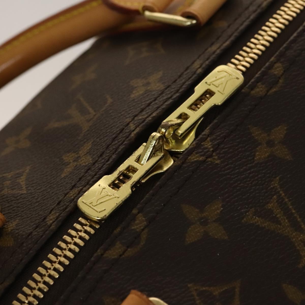 Louis Vuitton Keepall 55 Brown Canvas Travel Bag (Pre-Owned)