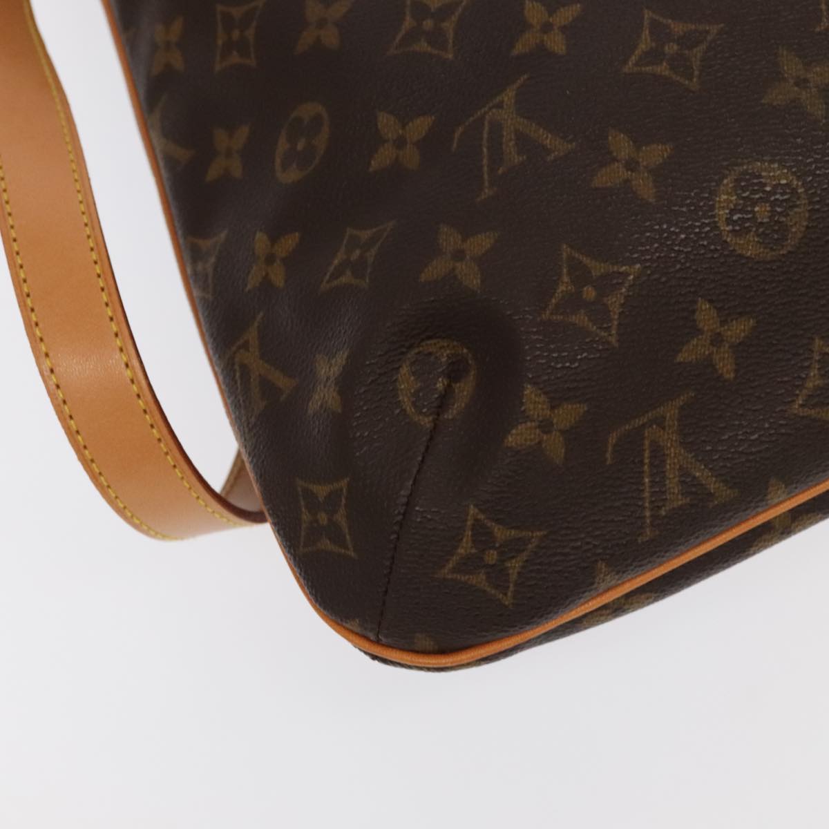 Louis Vuitton Musette Brown Canvas Shoulder Bag (Pre-Owned)