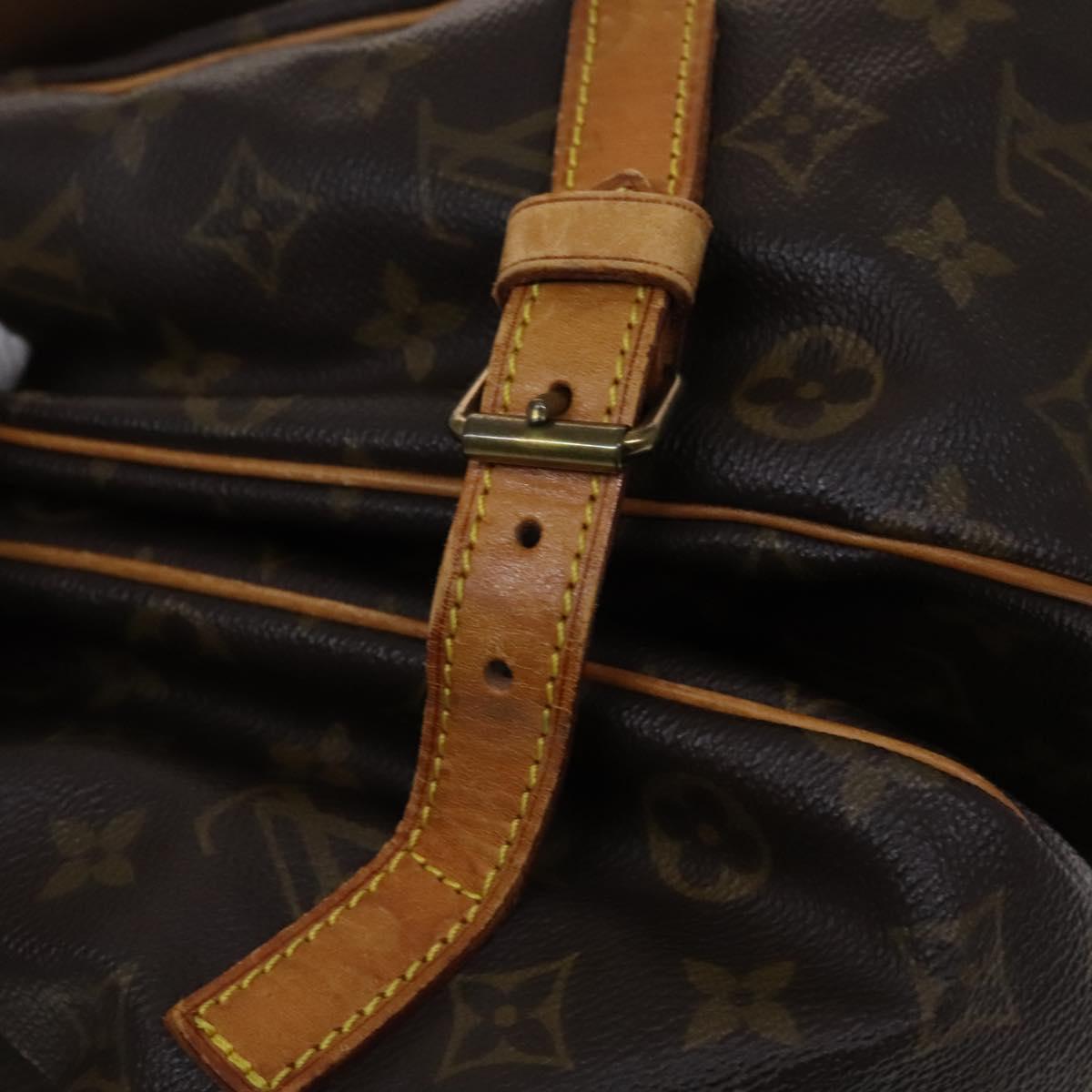 Louis Vuitton Saumur 35 Brown Canvas Shoulder Bag (Pre-Owned)