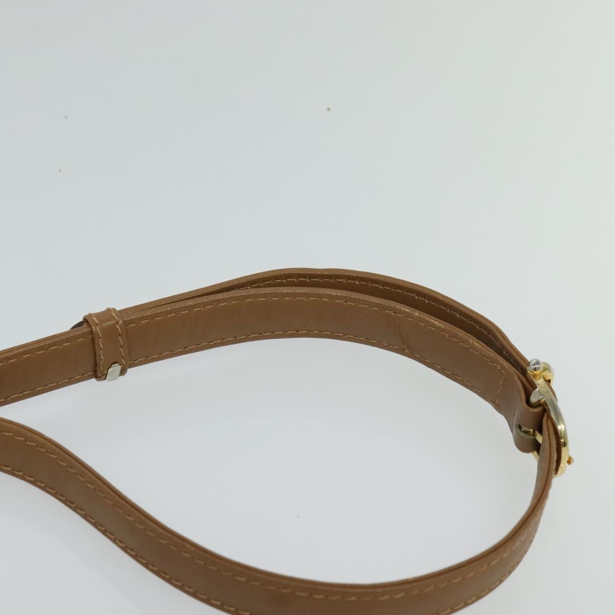 Céline Macadam Beige Canvas Shoulder Bag (Pre-Owned)