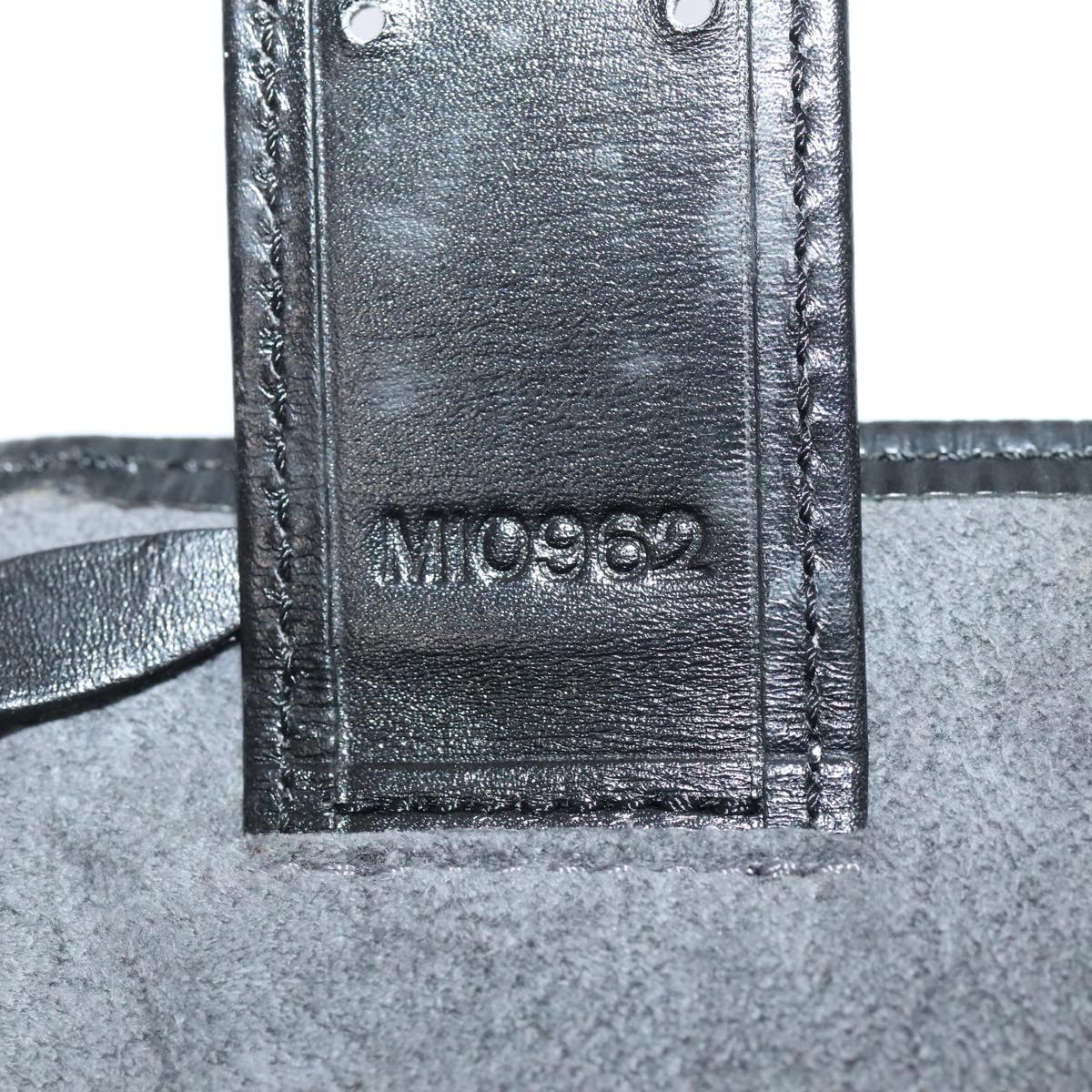 Louis Vuitton Rouleau Black Leather Clutch Bag (Pre-Owned)