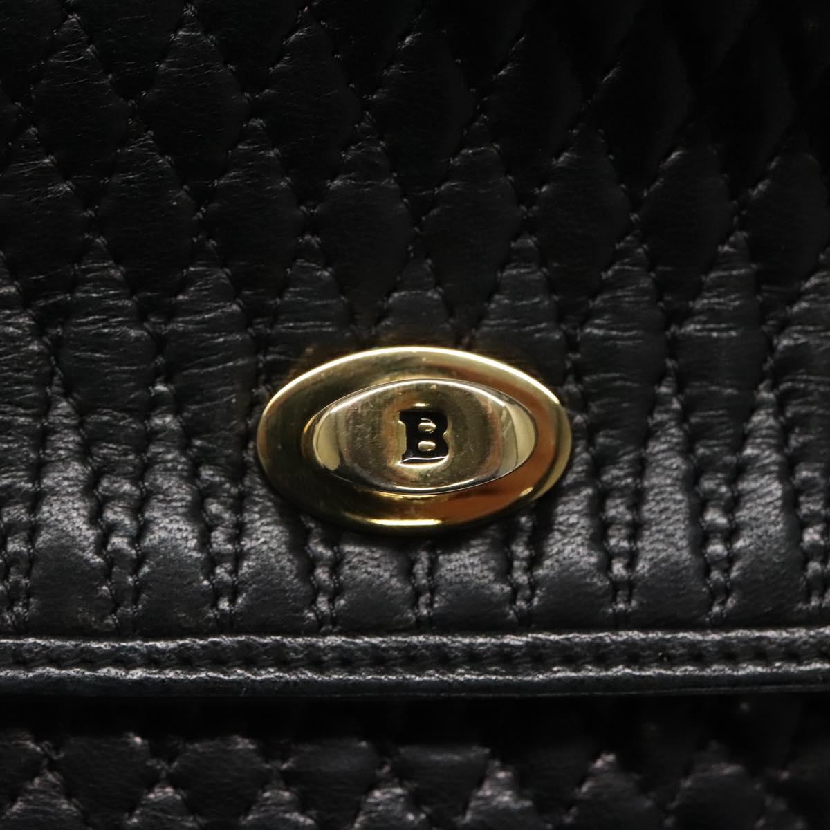 Bally Black Leather Handbag (Pre-Owned)