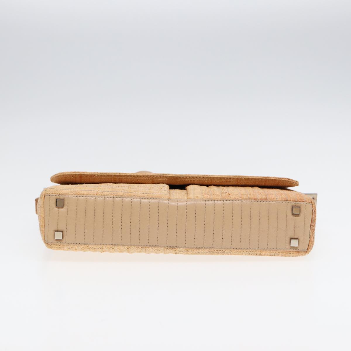 Bally Beige Canvas Shoulder Bag (Pre-Owned)