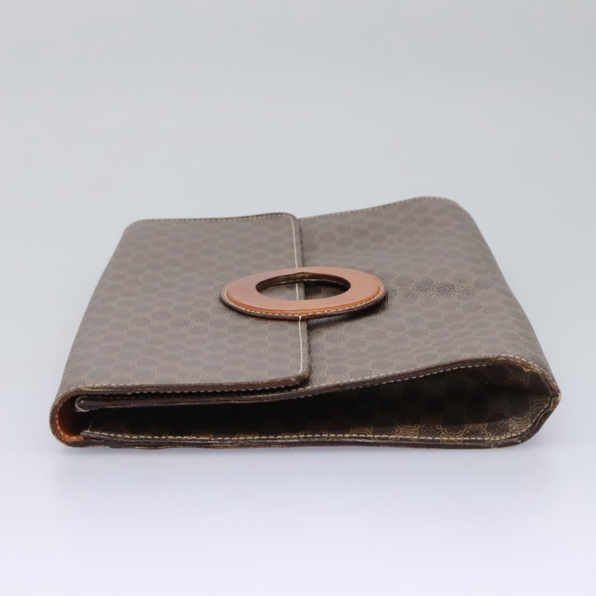 Céline Macadam Brown Canvas Shoulder Bag (Pre-Owned)
