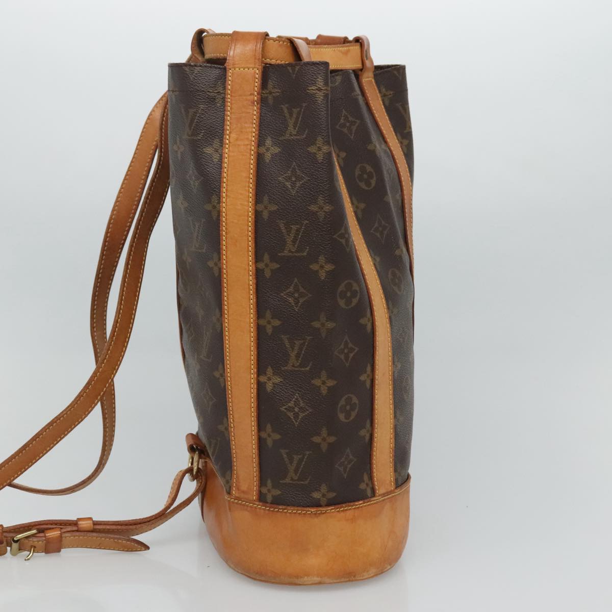 Louis Vuitton Randonnée Brown Canvas Shoulder Bag (Pre-Owned)