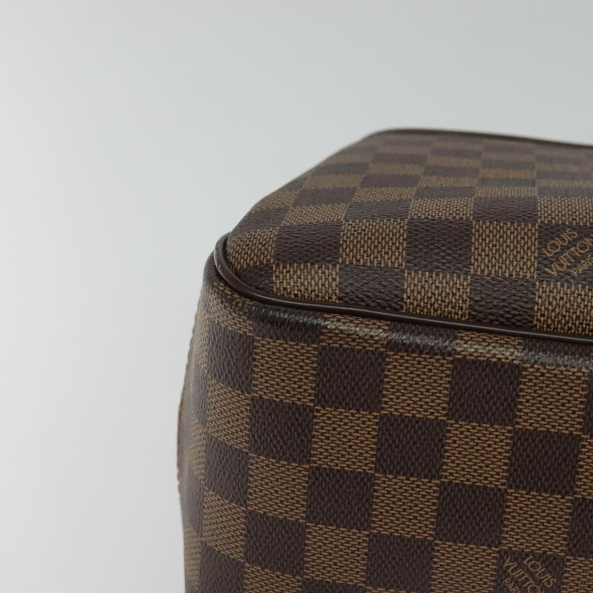 Louis Vuitton Deauville Brown Canvas Handbag (Pre-Owned)