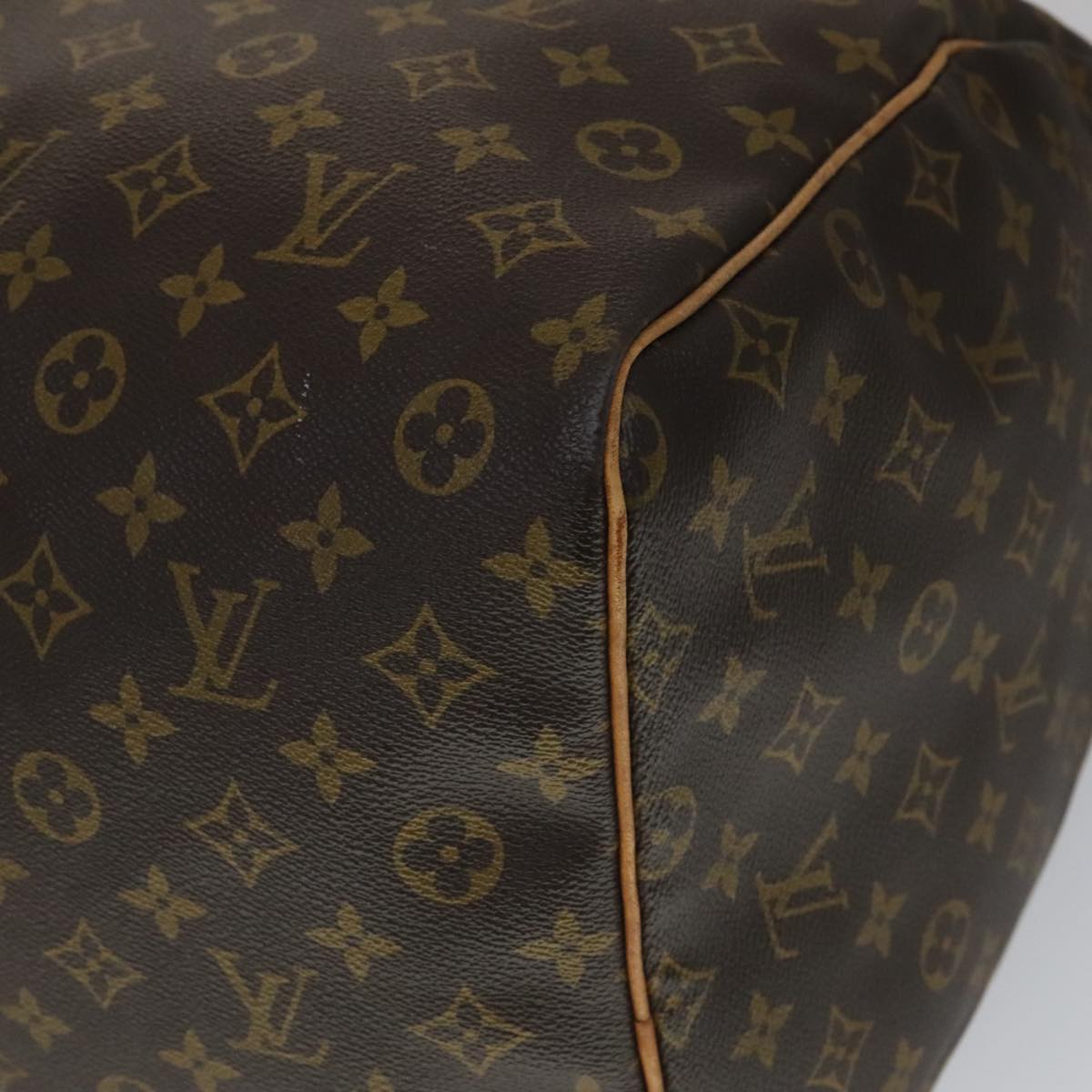 Louis Vuitton Keepall 60 Brown Canvas Travel Bag (Pre-Owned)
