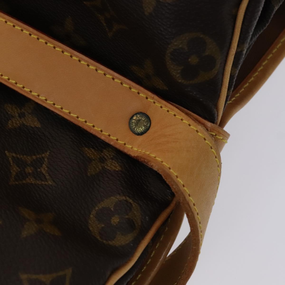 Louis Vuitton Saumur 35 Brown Canvas Shoulder Bag (Pre-Owned)