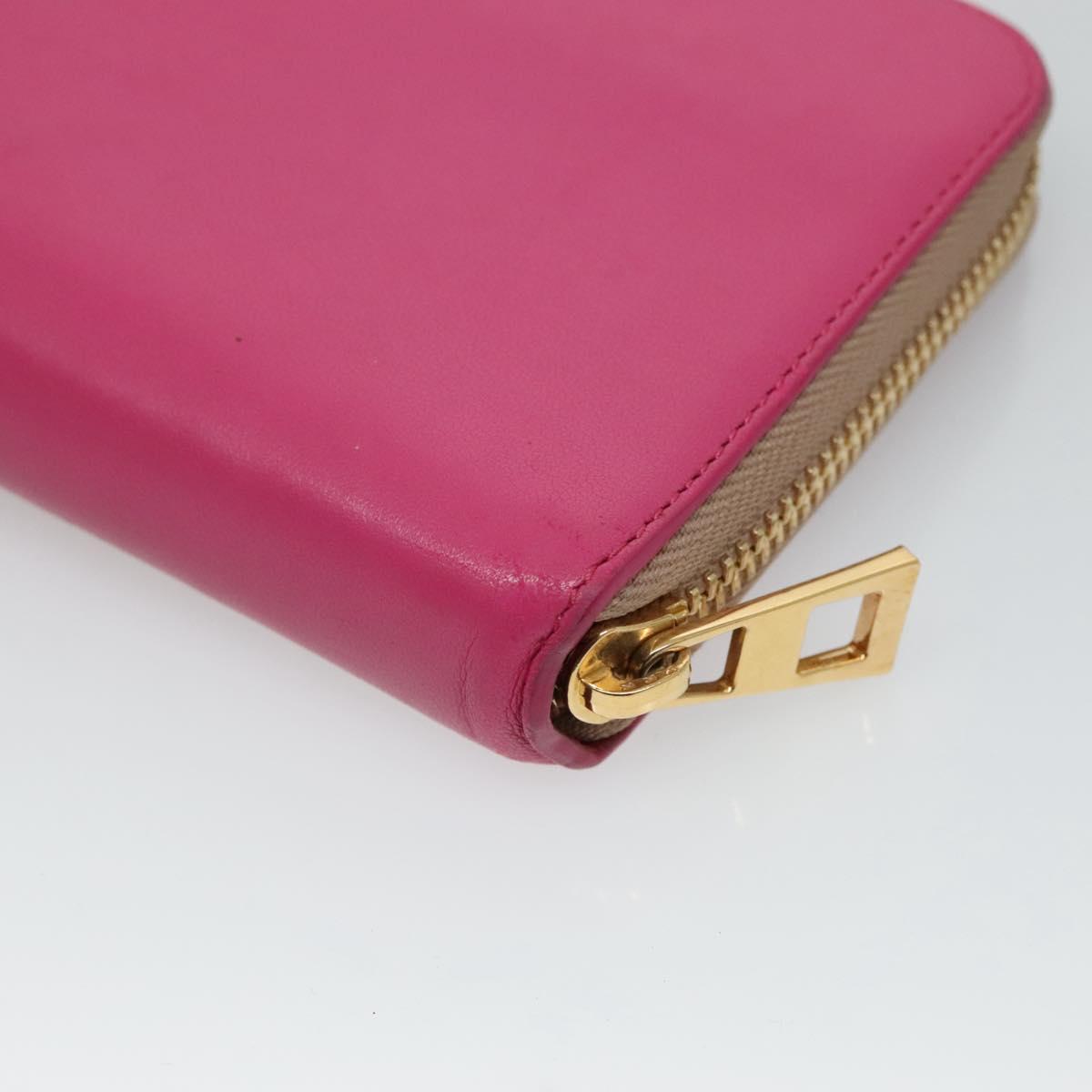 Loewe Anagram Pink Leather Wallet (Pre-Owned)