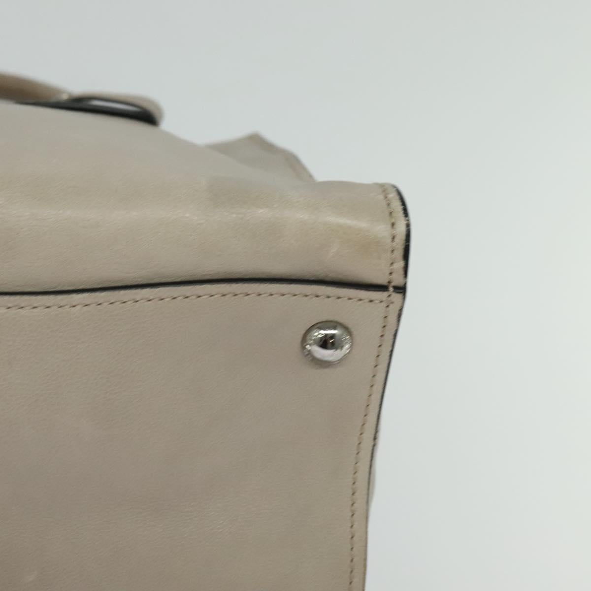 Prada Galleria Beige Leather Handbag (Pre-Owned)
