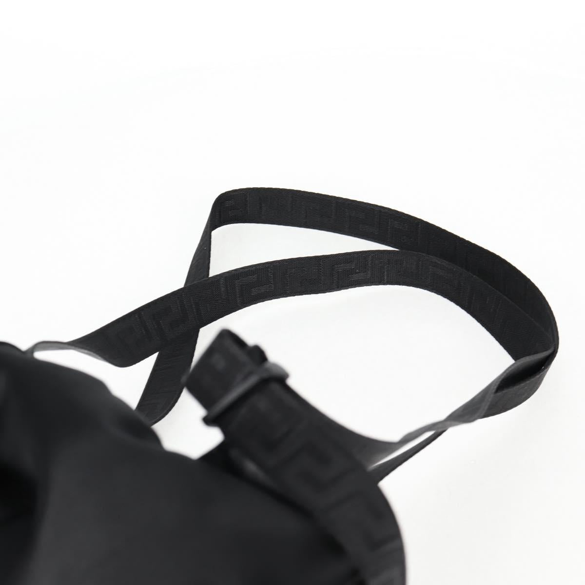 Versace Medusa Black Nylon Backpack Bag (Pre-Owned)