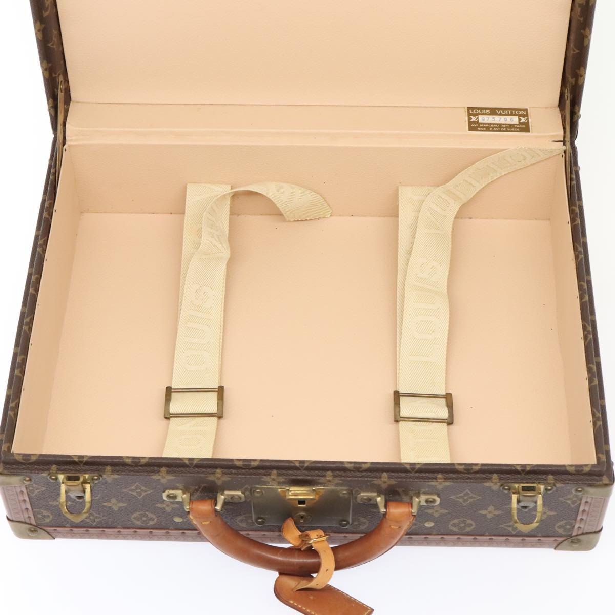 Louis Vuitton Cotteville Brown Canvas Travel Bag (Pre-Owned)