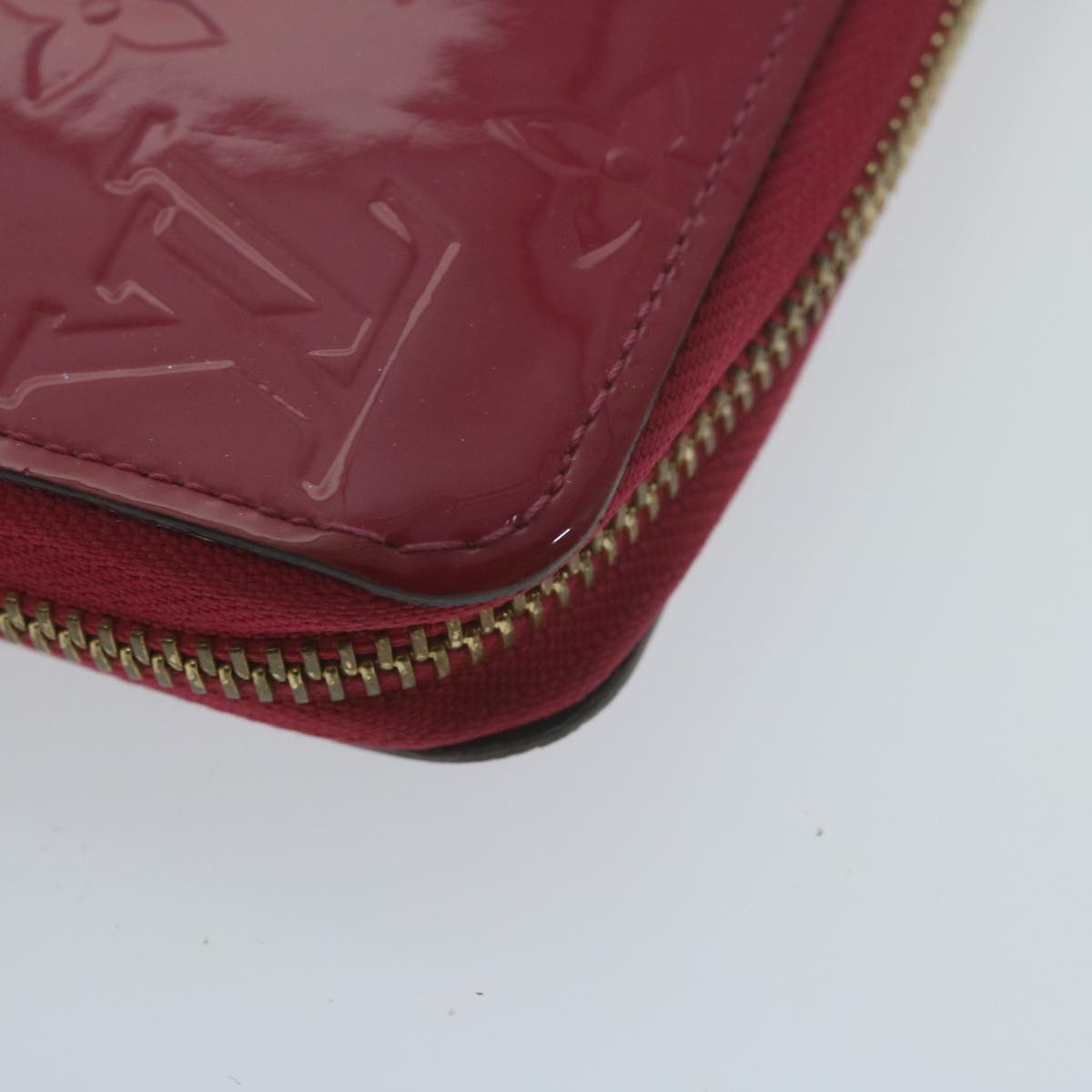 Louis Vuitton Zippy Wallet Pink Patent Leather Wallet (Pre-Owned)