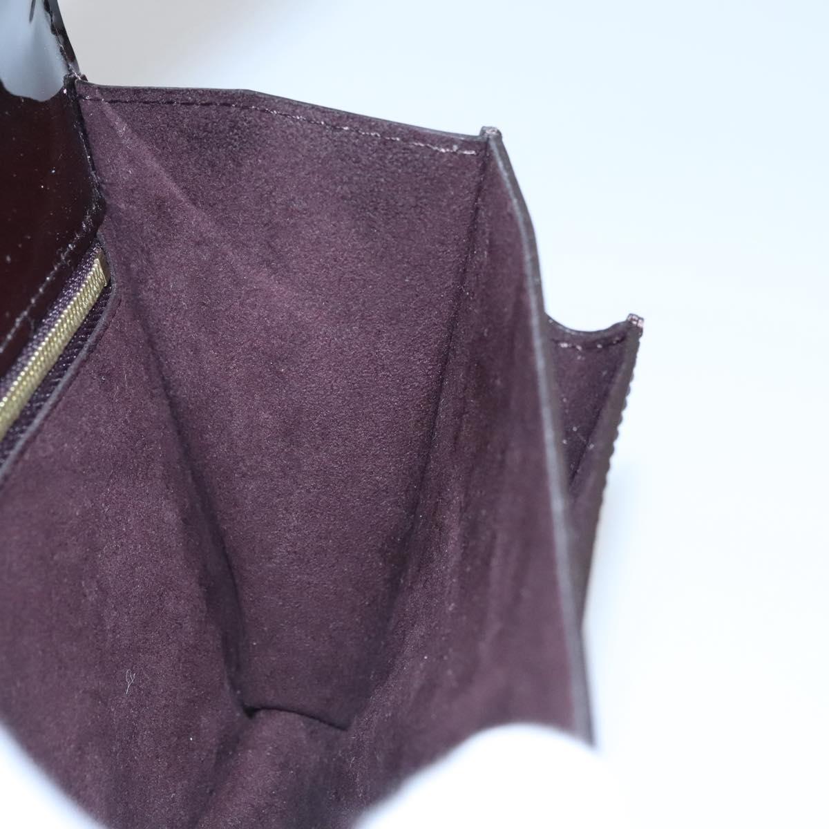 Louis Vuitton Monceau Burgundy Patent Leather Handbag (Pre-Owned)