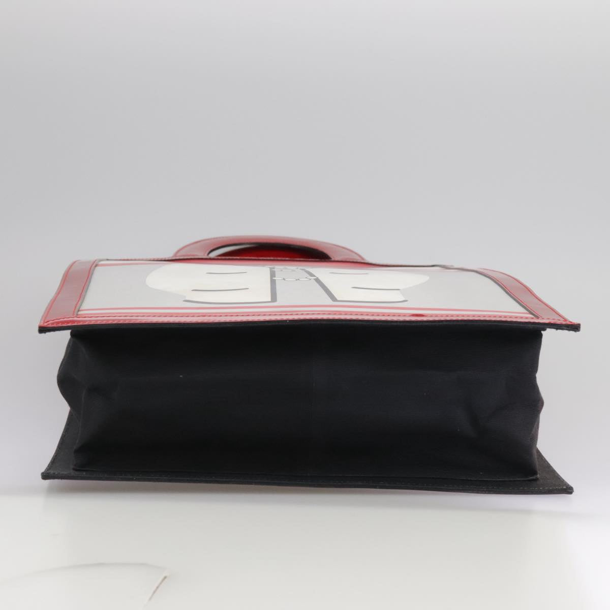 Chanel Coco Mark Red Leather Tote Bag (Pre-Owned)