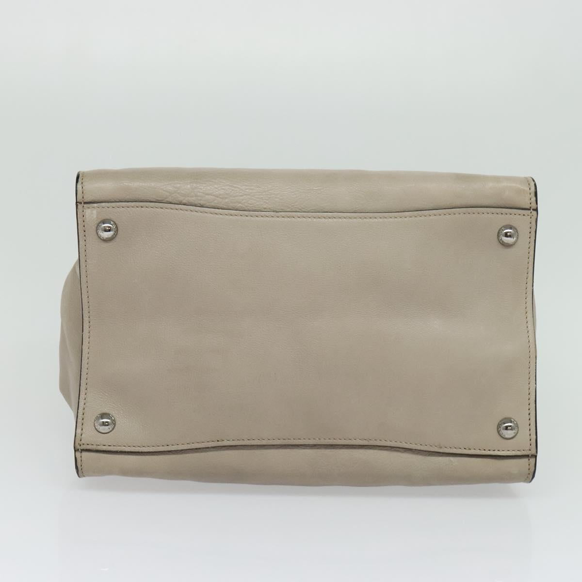 Prada Galleria Beige Leather Handbag (Pre-Owned)