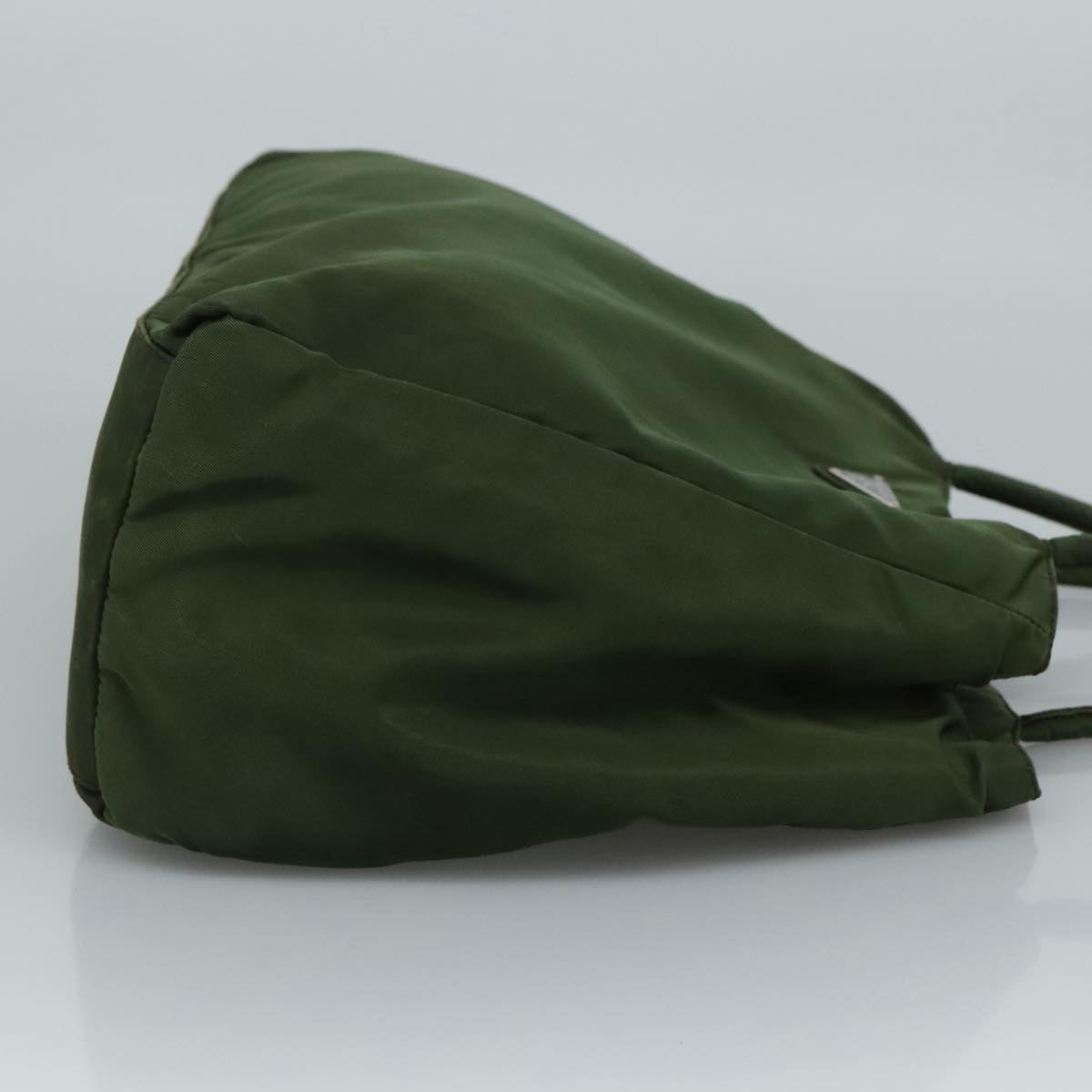 Prada Tessuto Khaki Synthetic Handbag (Pre-Owned)