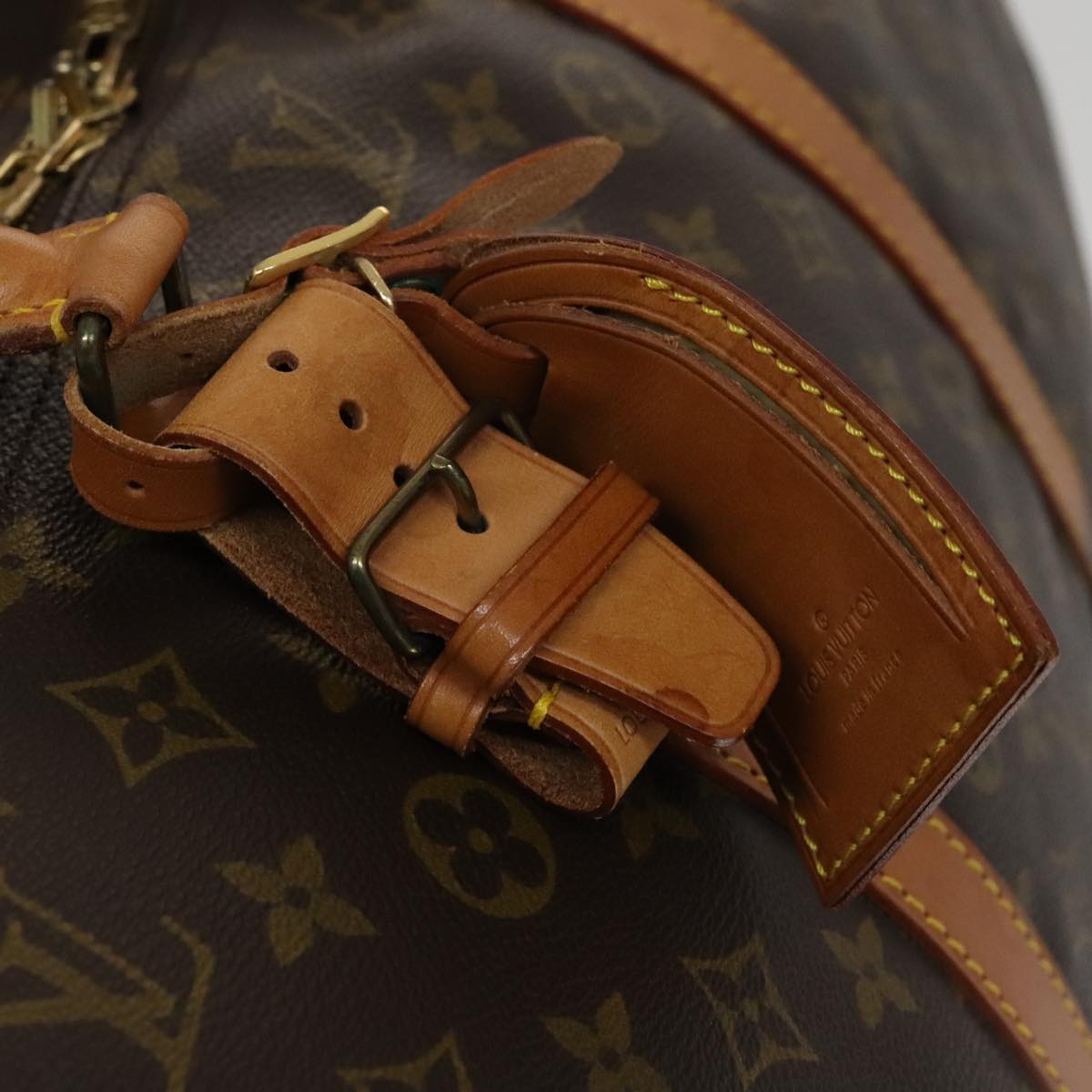 Louis Vuitton Keepall 60 Brown Canvas Travel Bag (Pre-Owned)