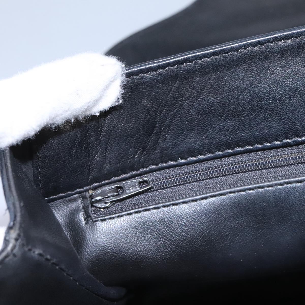 Bally Black Leather Handbag (Pre-Owned)