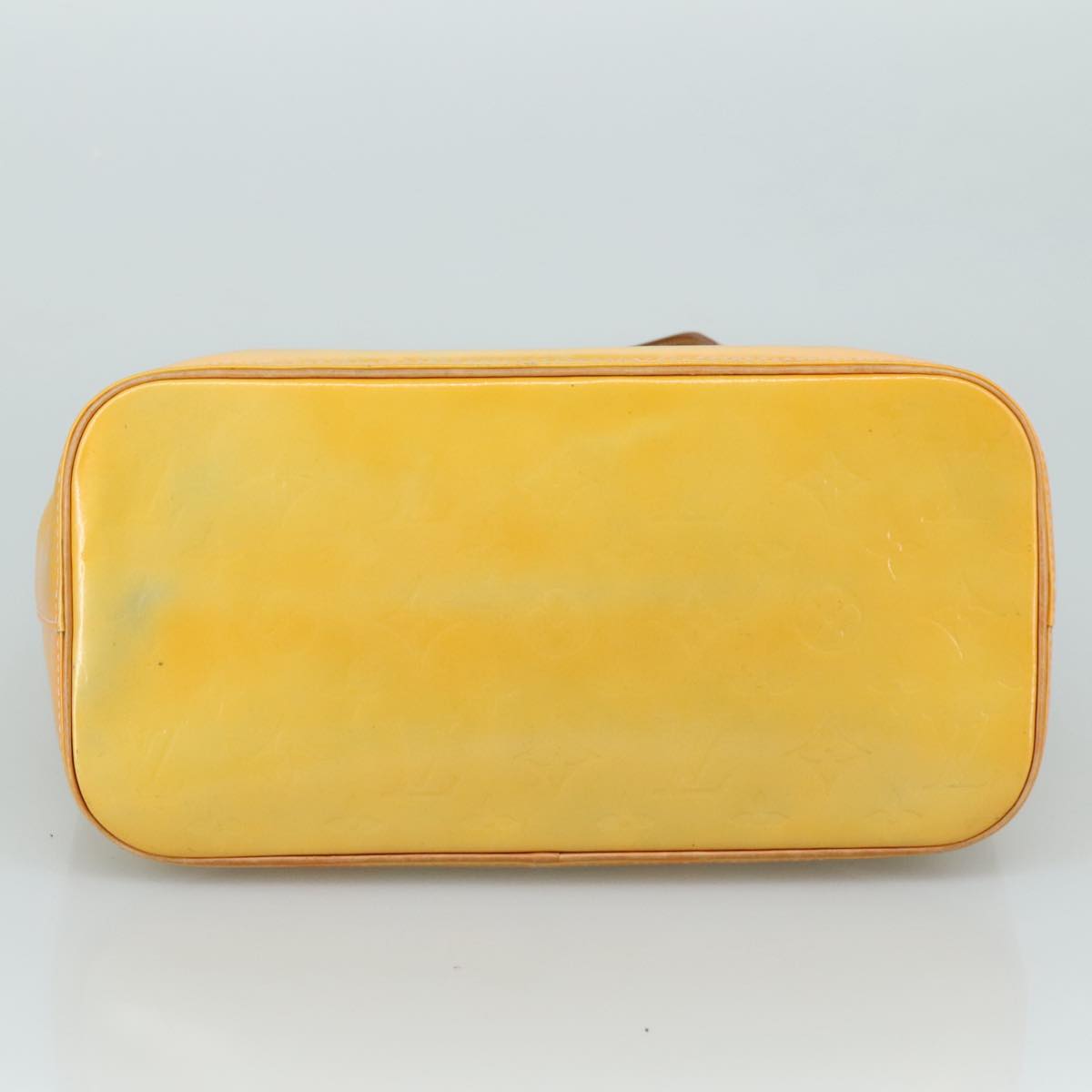 Louis Vuitton Houston Yellow Patent Leather Handbag (Pre-Owned)