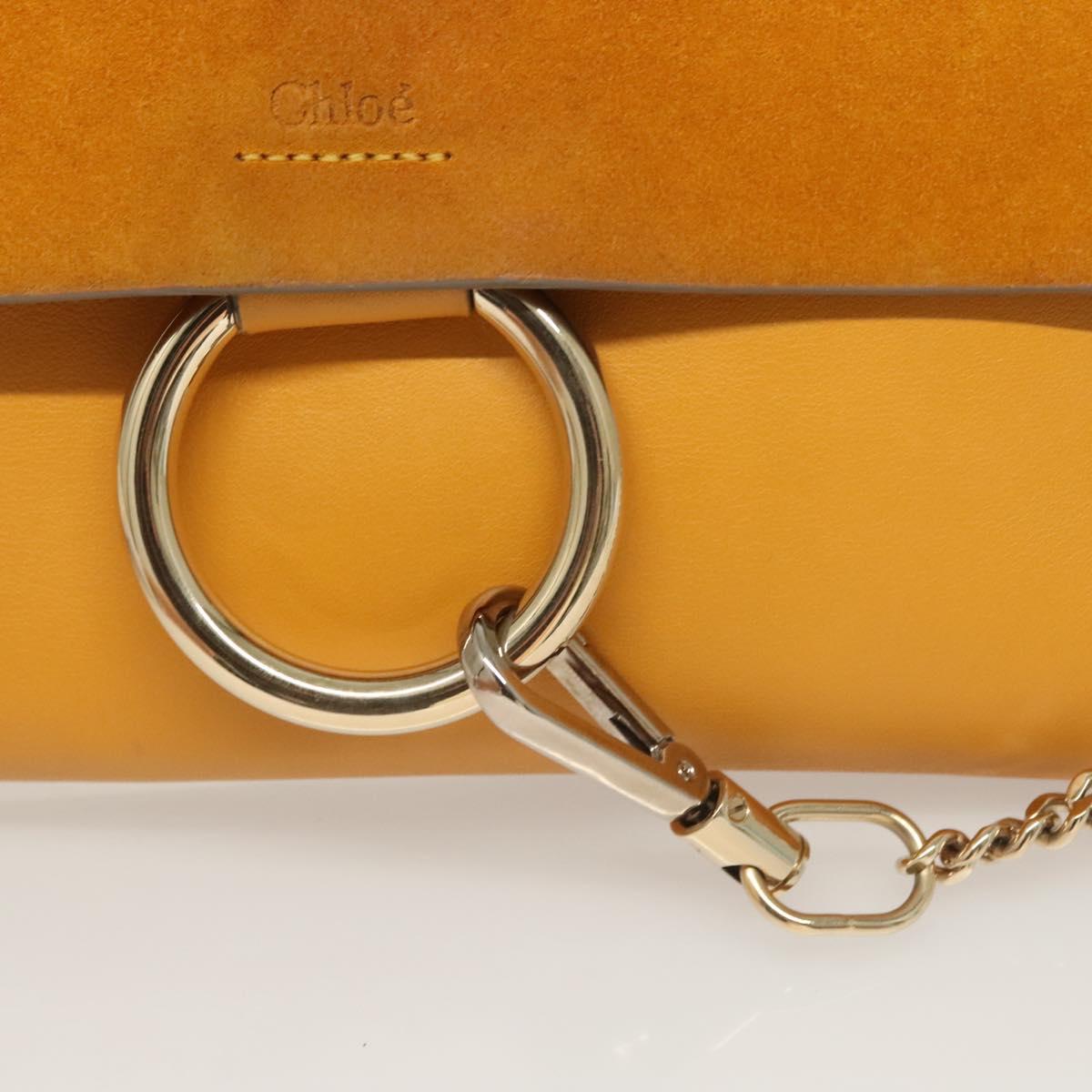 Chloé Faye Multicolour Suede Clutch Bag (Pre-Owned)