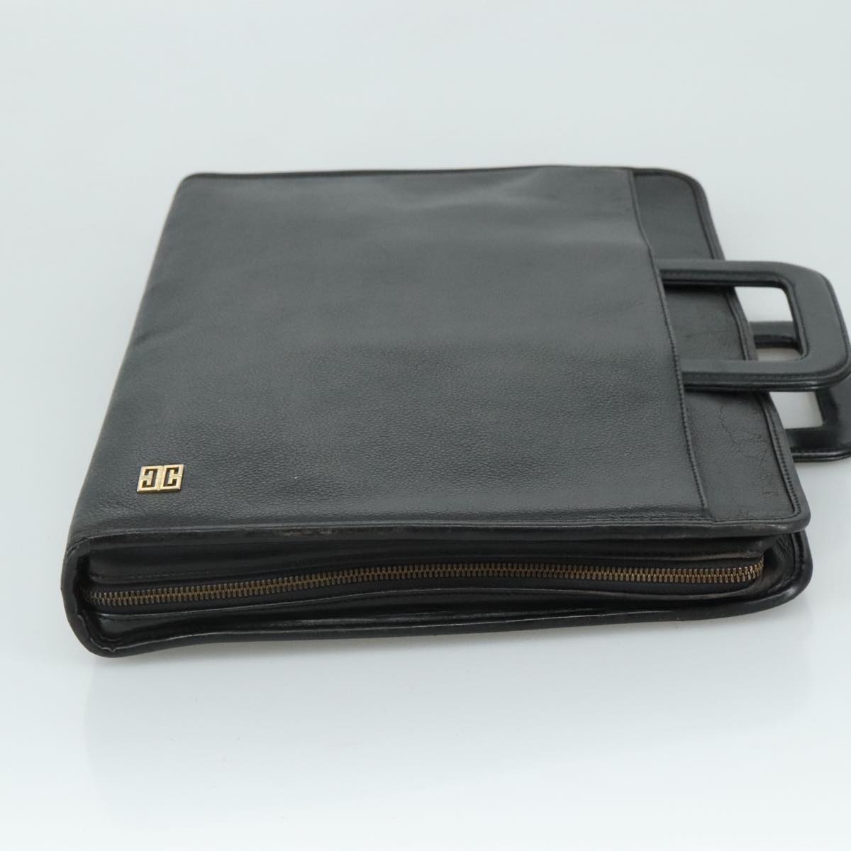 Givenchy Black Leather Briefcase Bag (Pre-Owned)