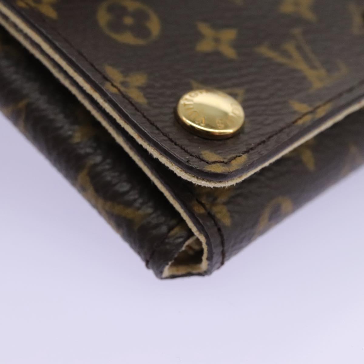 Louis Vuitton Jewelry Case Brown Canvas Wallet (Pre-Owned)