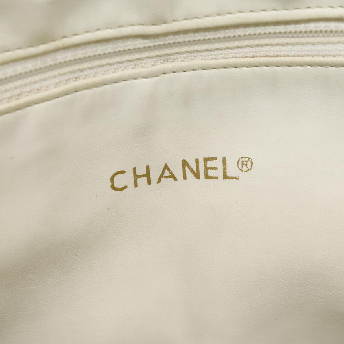 Chanel Coco Mark Red Canvas Shoulder Bag (Pre-Owned)